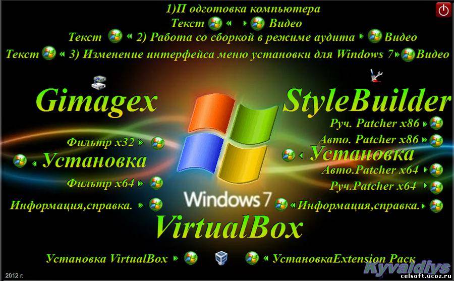 Создание сборок windows 7 Создание сборок windows 7